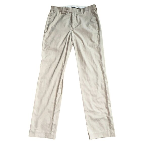 Calvin Klein Mens Flat Front Chino Pants-Light Tan-Size 30X32-GUC - Picture 1 of 7